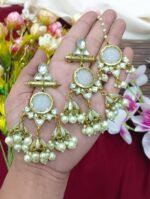 Pakistani Gorgeous Jewellery Set - White